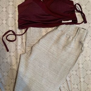 Gymshark Sweats & Sports Bra Set